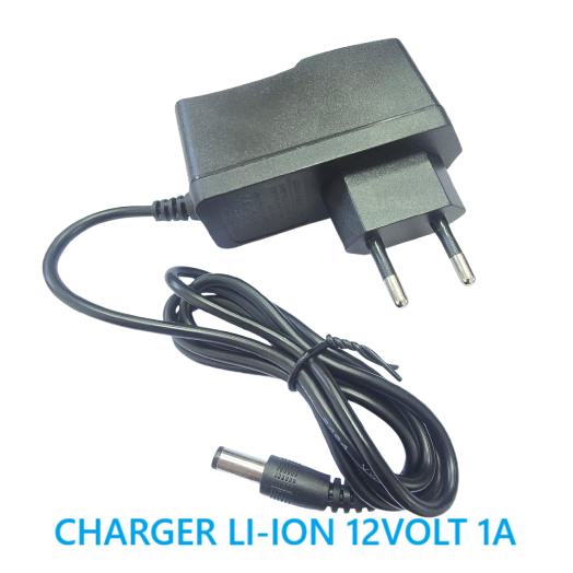 Charger Casan Baterai Battery Li-ion Li ion 12V 12Volt 11.1V 1A Jek DC 5.5mm
