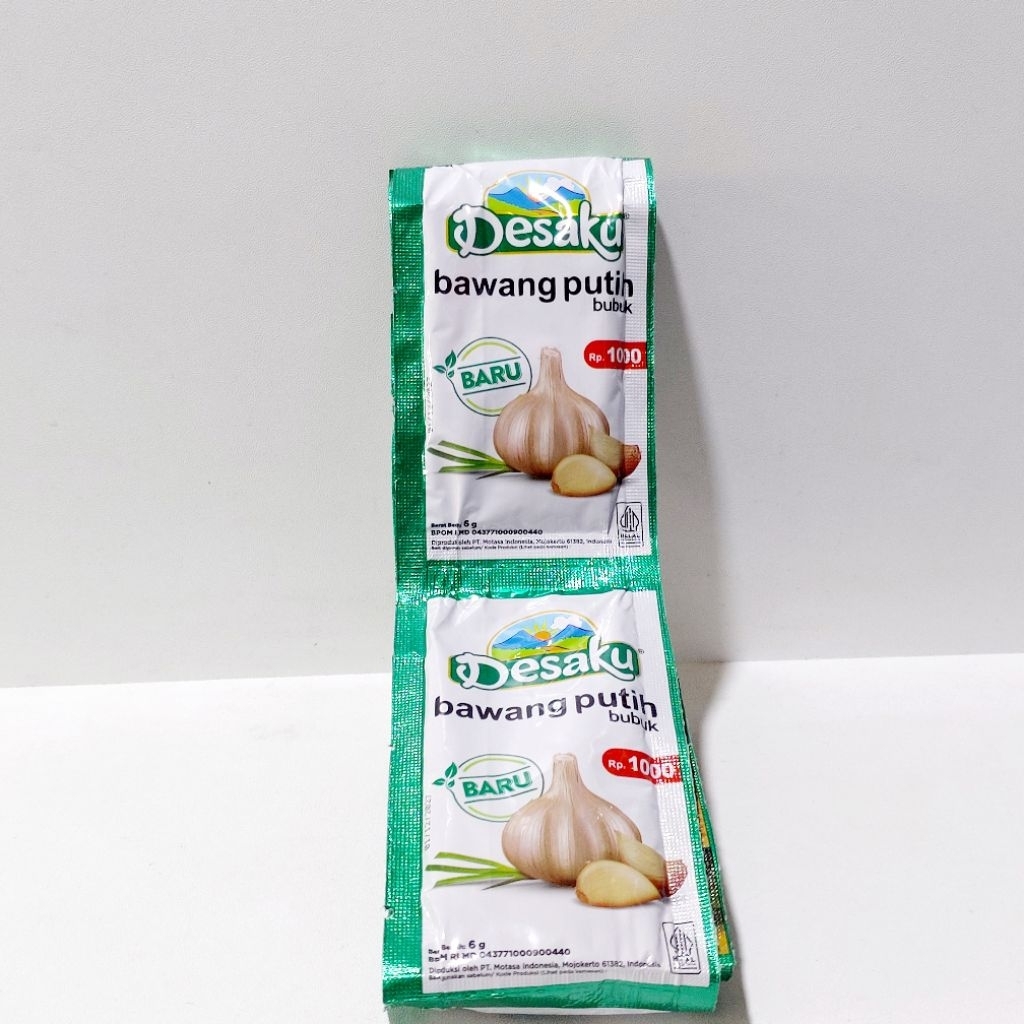 

DESAKU BAWANG PUTIH BUBUK 12 SACHET × 6 GRAM
