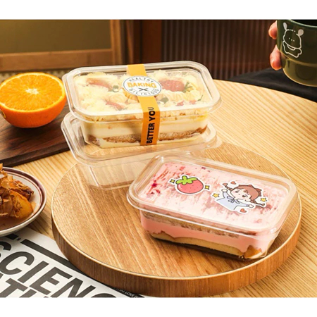 10PCS Dessert Box Korean Dessert Cup Box Dessert Tiramisu Salad Cup