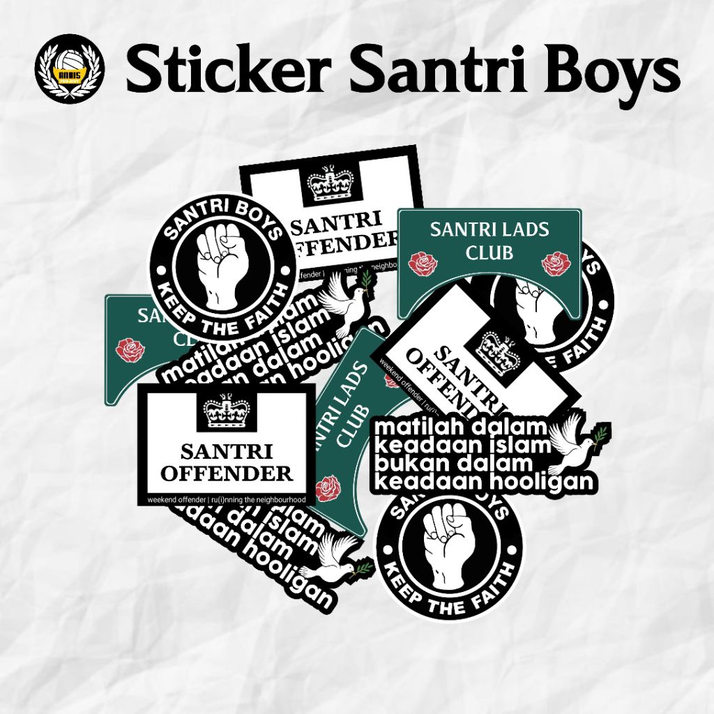 

Sticker Santri Boys