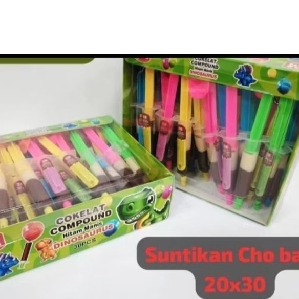 

Coklat Compound Suntik + ballon isi 30 Psc