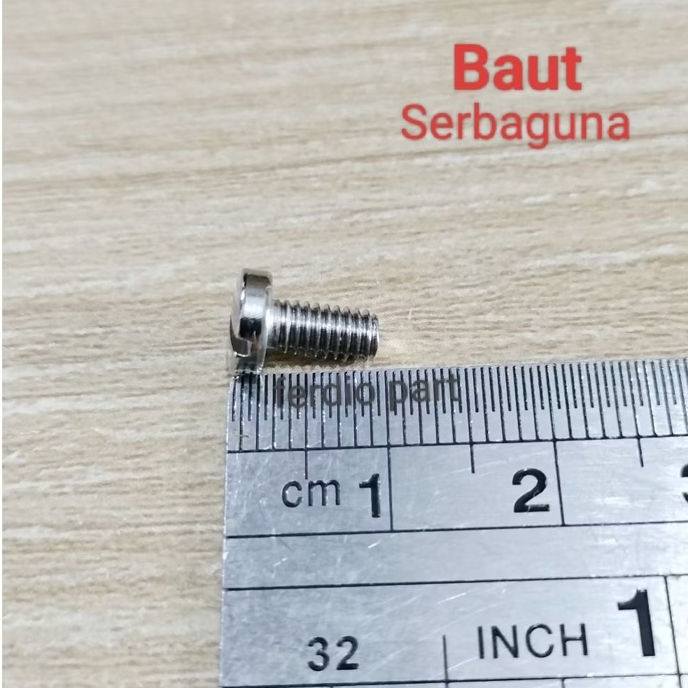 Baut Pendek Serbaguna Untuk Mesin Jahit / Obras