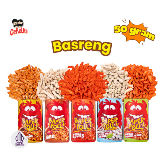 

Cekelin - Cemilan Basreng - Semua rasa