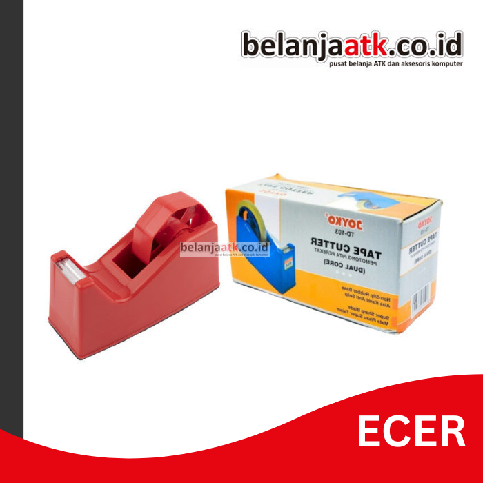 

[ECER] Tape Dispenser/Cutter Joyko TD-103 (Pemotong Lakban)