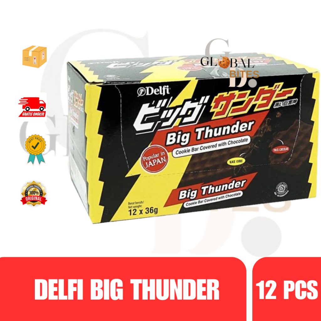 

Delfi Big Thunder Cookie Bar Box isi 12 pcs