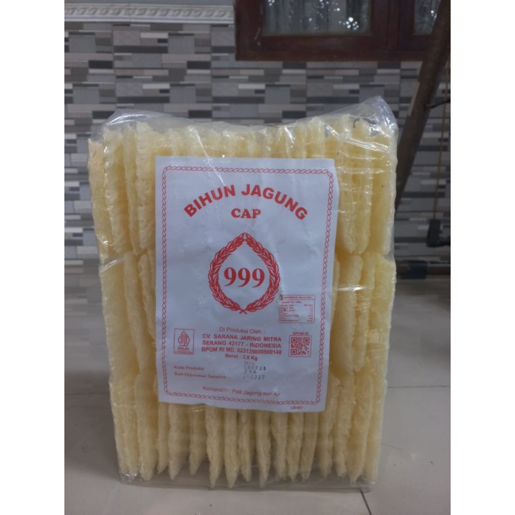 

Bihun Jagung 999 1 Bal 2.8kg