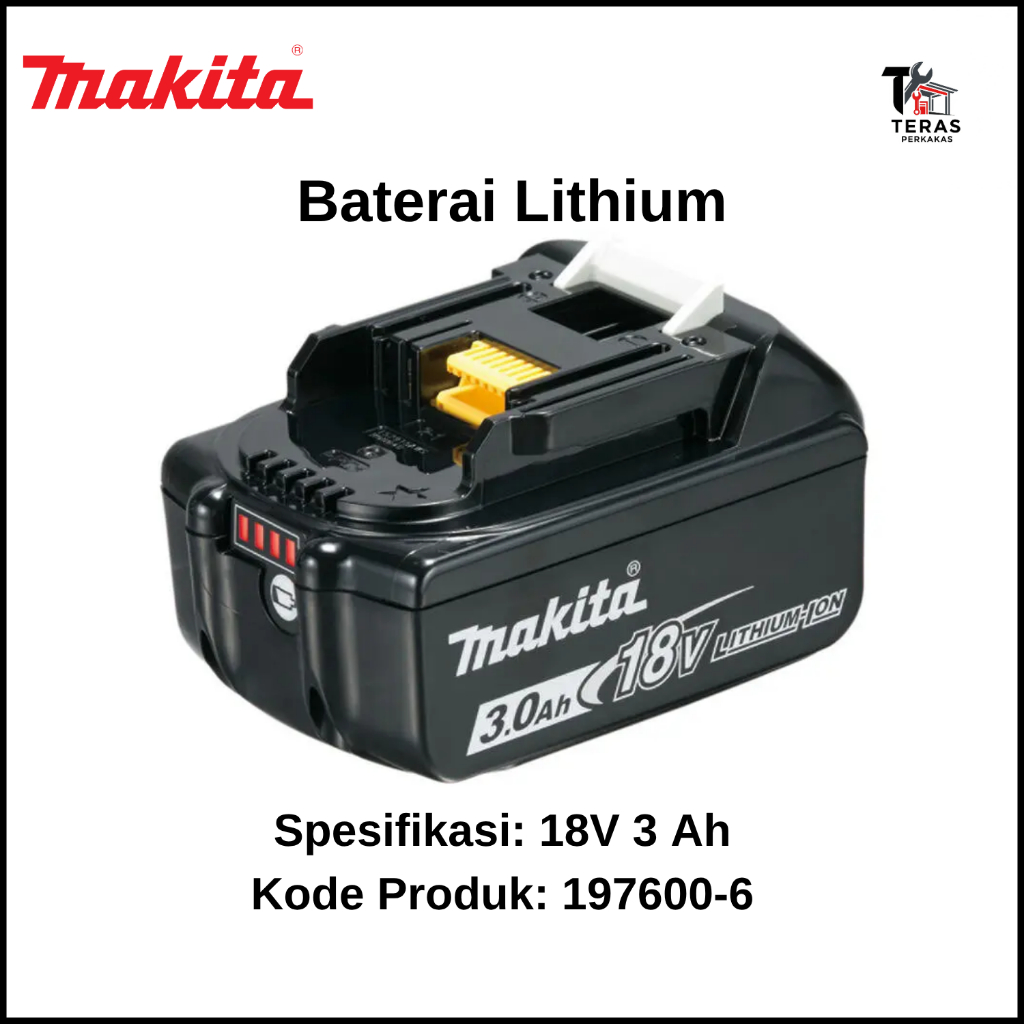 MAKITA Baterai Lithium BL1830 18V 3Ah