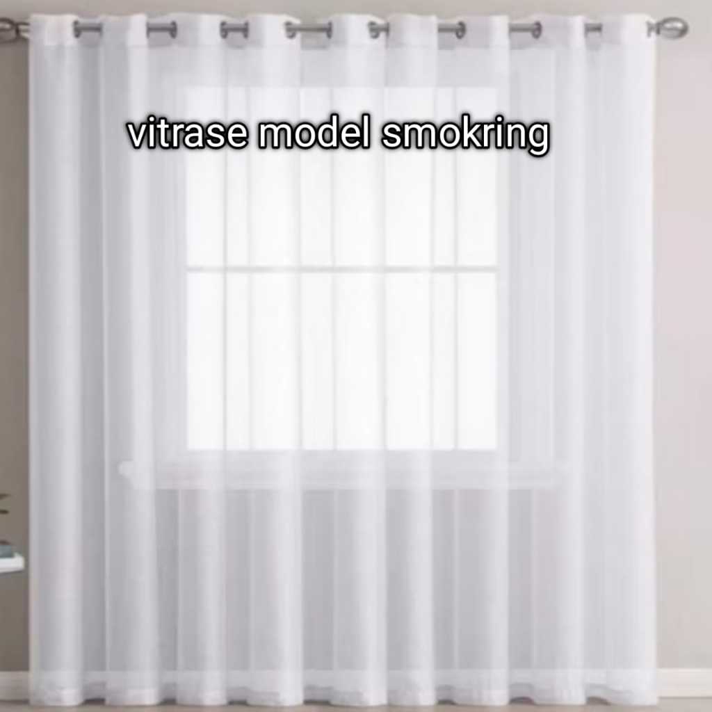 Vitrase Smokring Vitrase Gorden Polos / Vitrase Gorden Polos