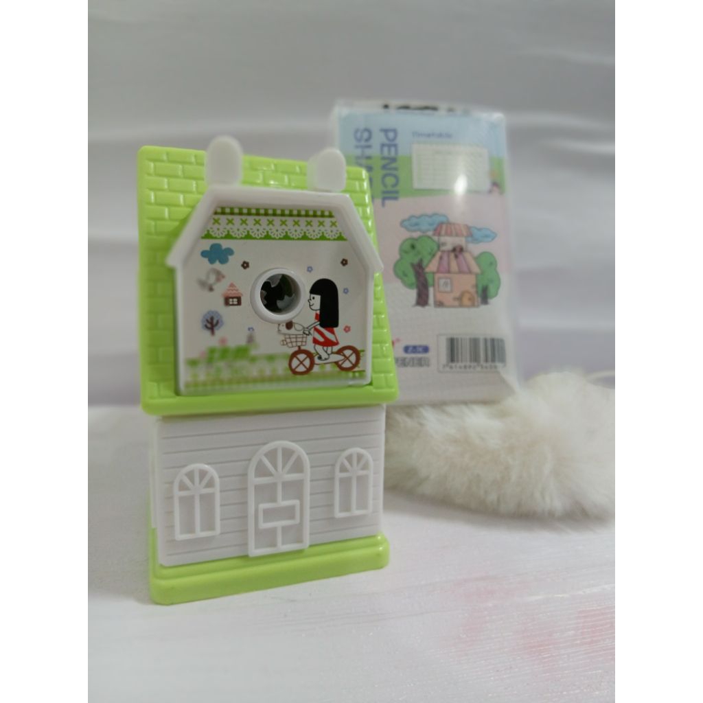 

SERUTAN PENSIL PUTAR BENTUK RUMAH/PENSIL SHARPENER ZRM Z-3C