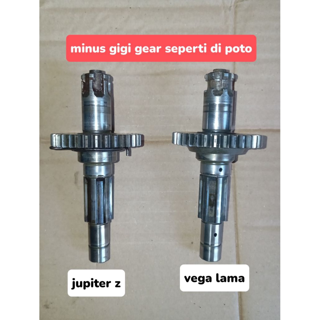 AS GEAR DEPAN (BAHAN) 33 GIGI JUPITER Z LAMA - JUPITER Z BURHAN 2001-2009