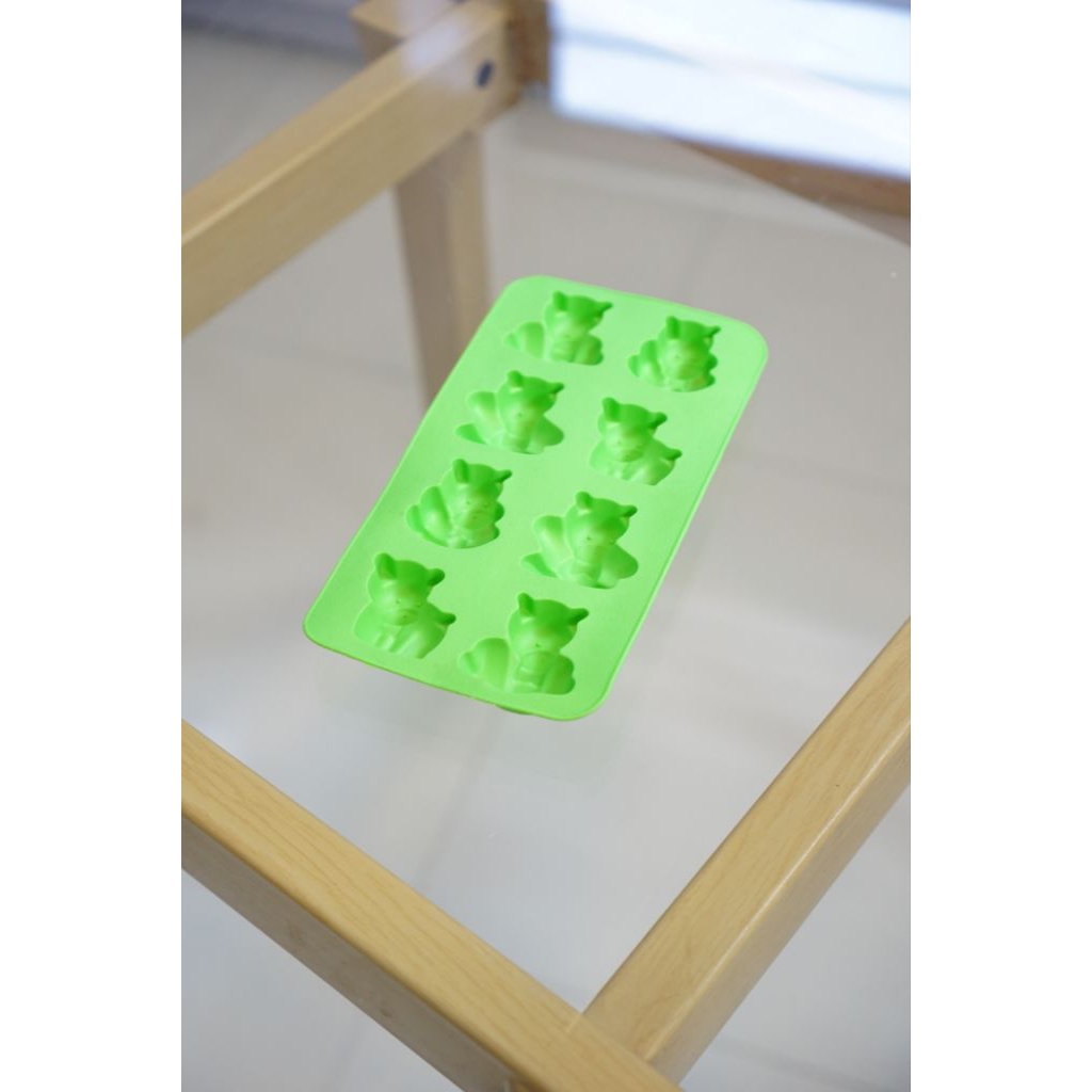 [X1-76] CTK. ES KARET PANDA  JX517-4/Cetakan Es Batu Karet/Cetakan Kue Karet