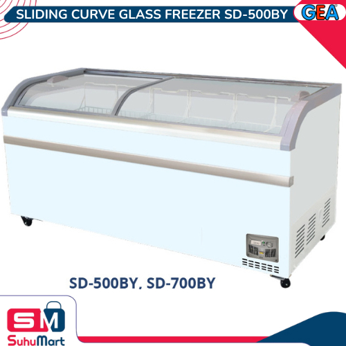 GEA SLIDING CURVE GLASS FREEZER SD-500BY / SD 500BY / SD500BY