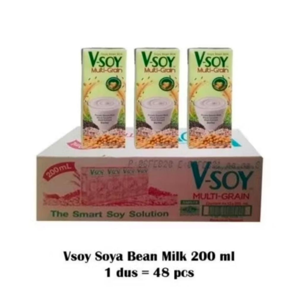 

Vsoy MultiGrain Milk 200ml 1 dus
