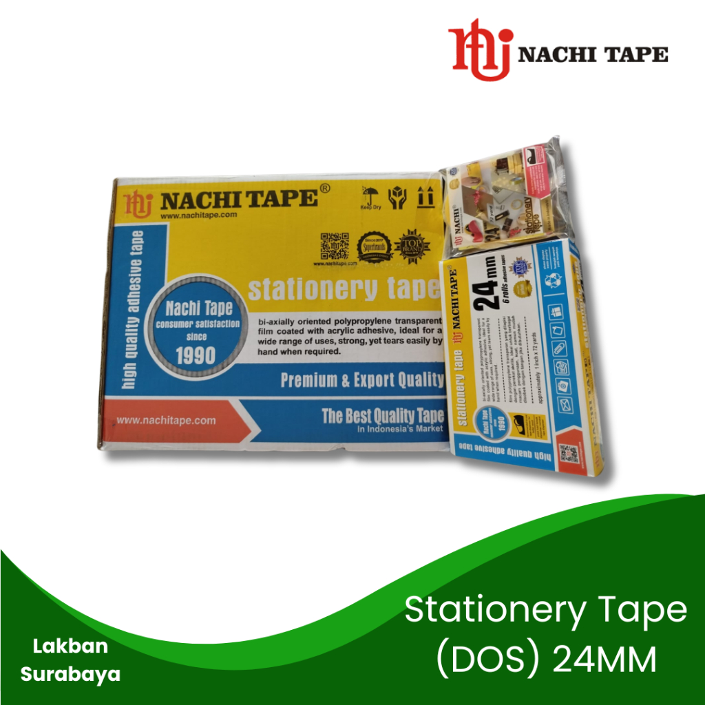 

Nachi Tape Stationery Premium 24mm / 1inch / 72 yard