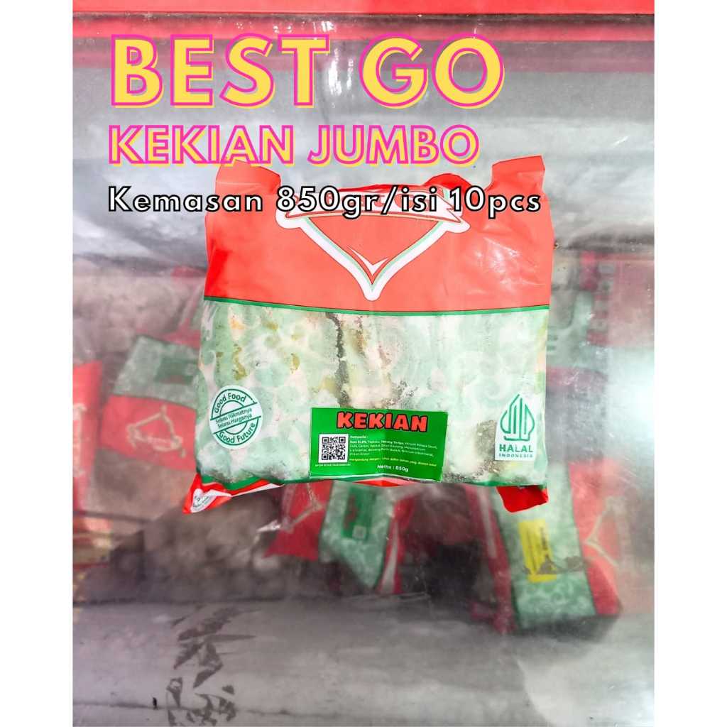 

Frozenfood BEST GO Kekian Jumbo 850gr/isi 10pcs
