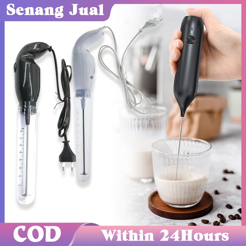 Pengaduk Susu Kopi Listrik Drink Mixer Pengocok Milk Frother Mixer Elektrik Pengocok Minuman