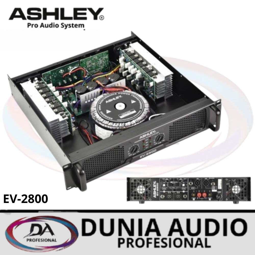 Power Amplifier ASHLEY EV 2800 Original Ashley EV 2800