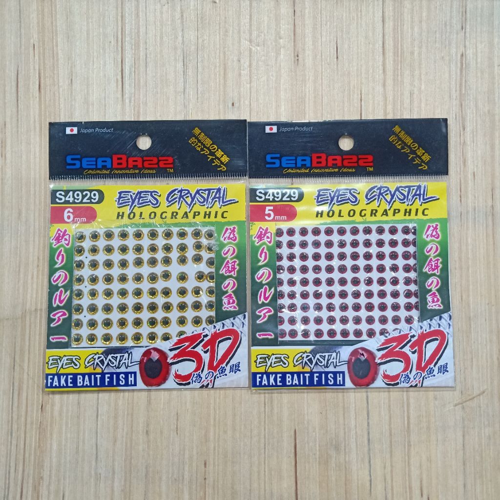 

SEABAZZ STICKER MATA IKAN 3D S4929 HOLOGRAPHIC
