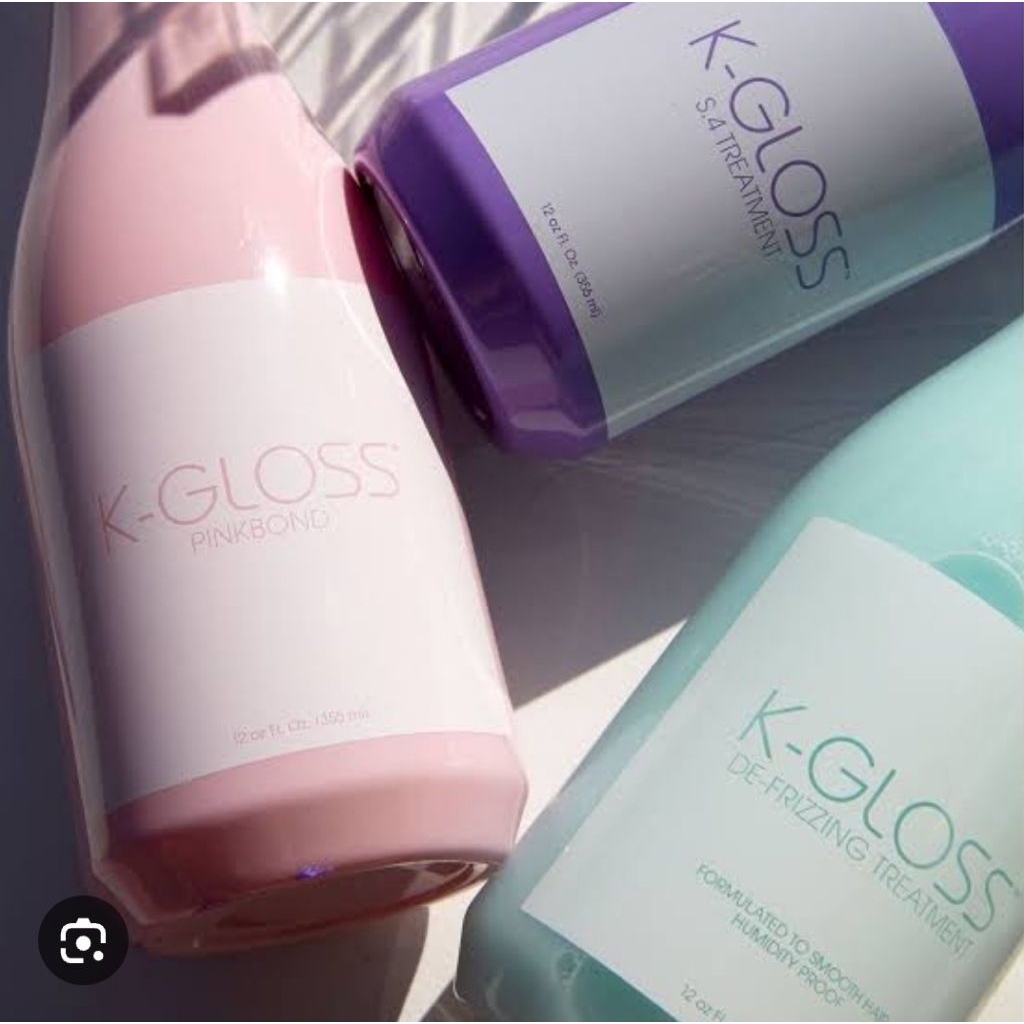 kgloss keratin treatment / k gloss smoothing treatment / pink bond REPACK 30ML