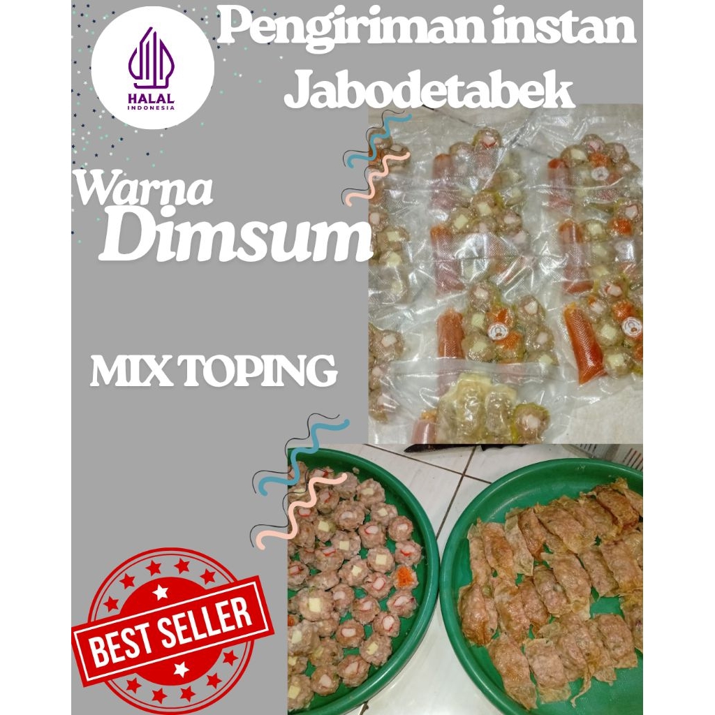 

Warna Dimsum - Frozen - Hangat - Dimsum Homemade