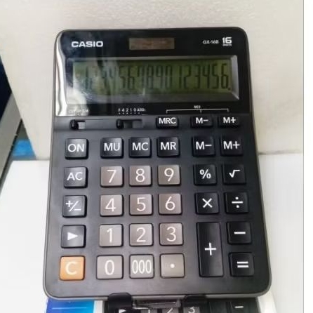 

Kalkulator Casio/Calculator CASIO GX 16B/Barang Display/Real Picture/Original/Promo