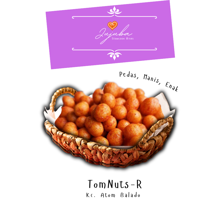 

Jujubasnak \ TomNuts-R - Kacang Atom Pedas \ SNCK Premium
