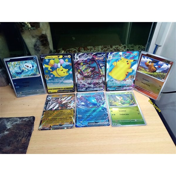 pokemon fpt pikachu 25th 2 umbreon, promo domart, exadrill & kingdra
