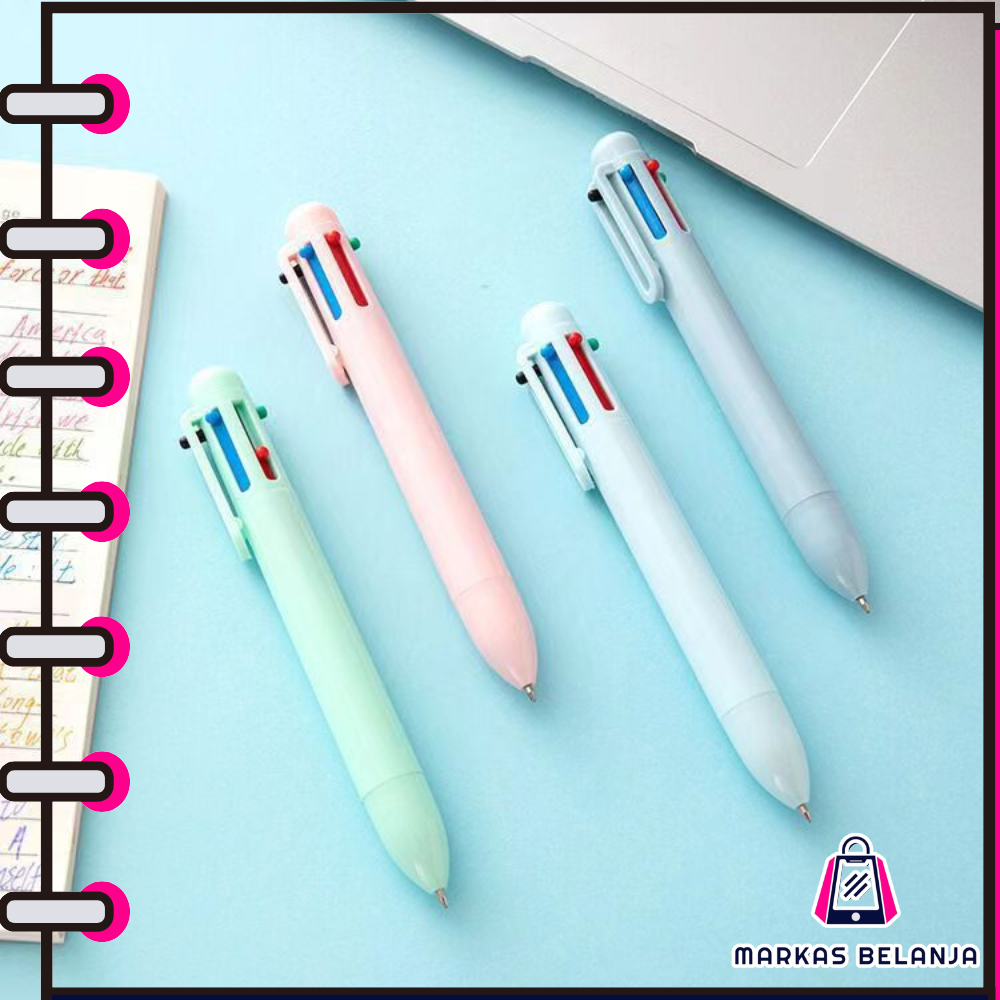 

Pulpen Warna Mekanik Pastel Color / 6 In 1 Warna Pulpen Multicolor / Pulpen Warna Warni / Pulpen Sekolah Multicolor Y3438