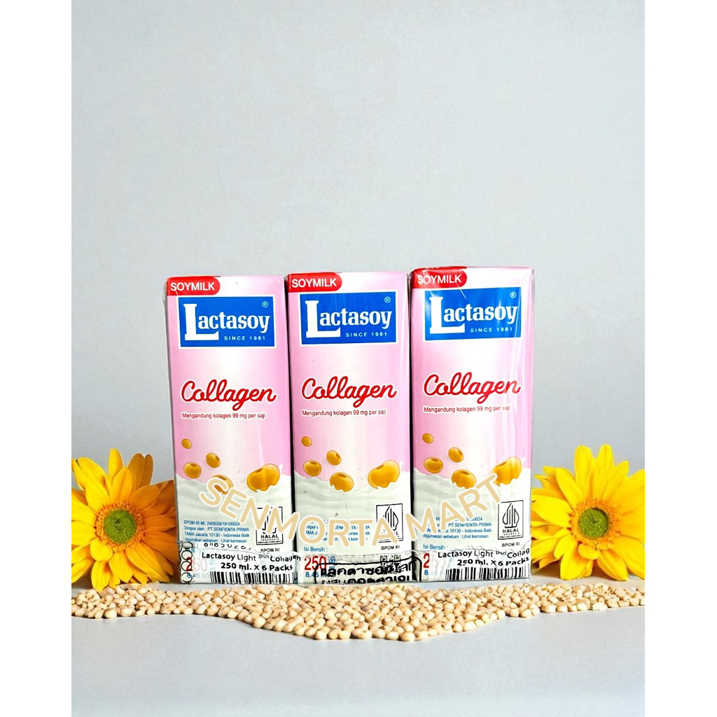 

LACTASOY UHT SOYMILK COLLAGEN 250 ML | SUSU KEDELE | SUSU COLAGEN