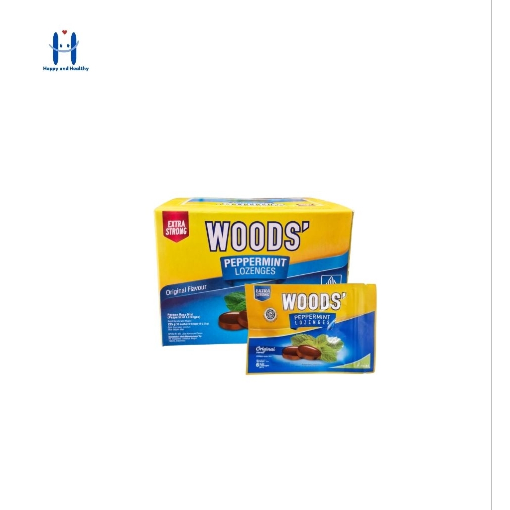 

Permen Woods Peppermint Lozenges (per pcs)