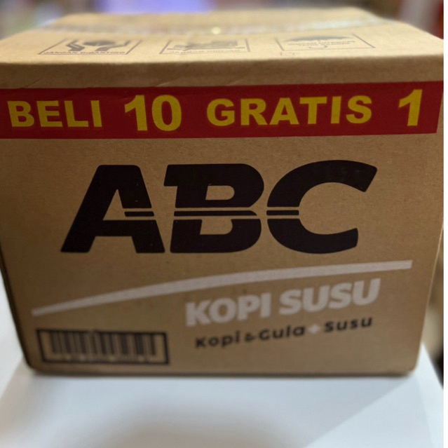 

ABC kopi susu 1dus isi 12rtg