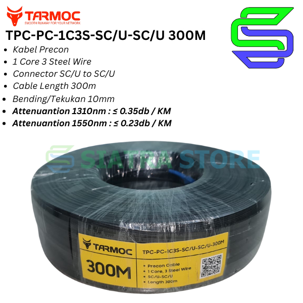 Kabel Precon FO SC 300 M Preconnectorized Dropcore 300 Meter