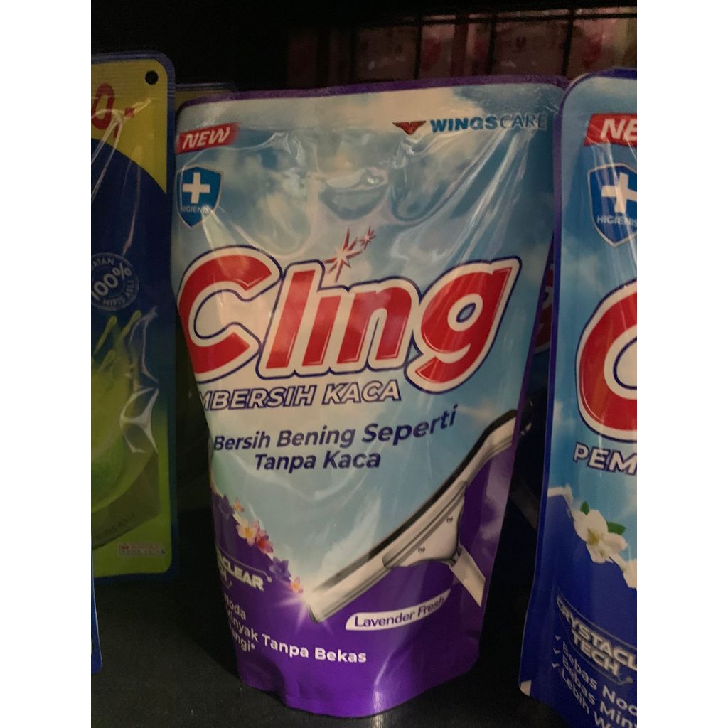 Cling Pembersih Kaca 425ml - Pouch / Pembersih Kaca Jendela
