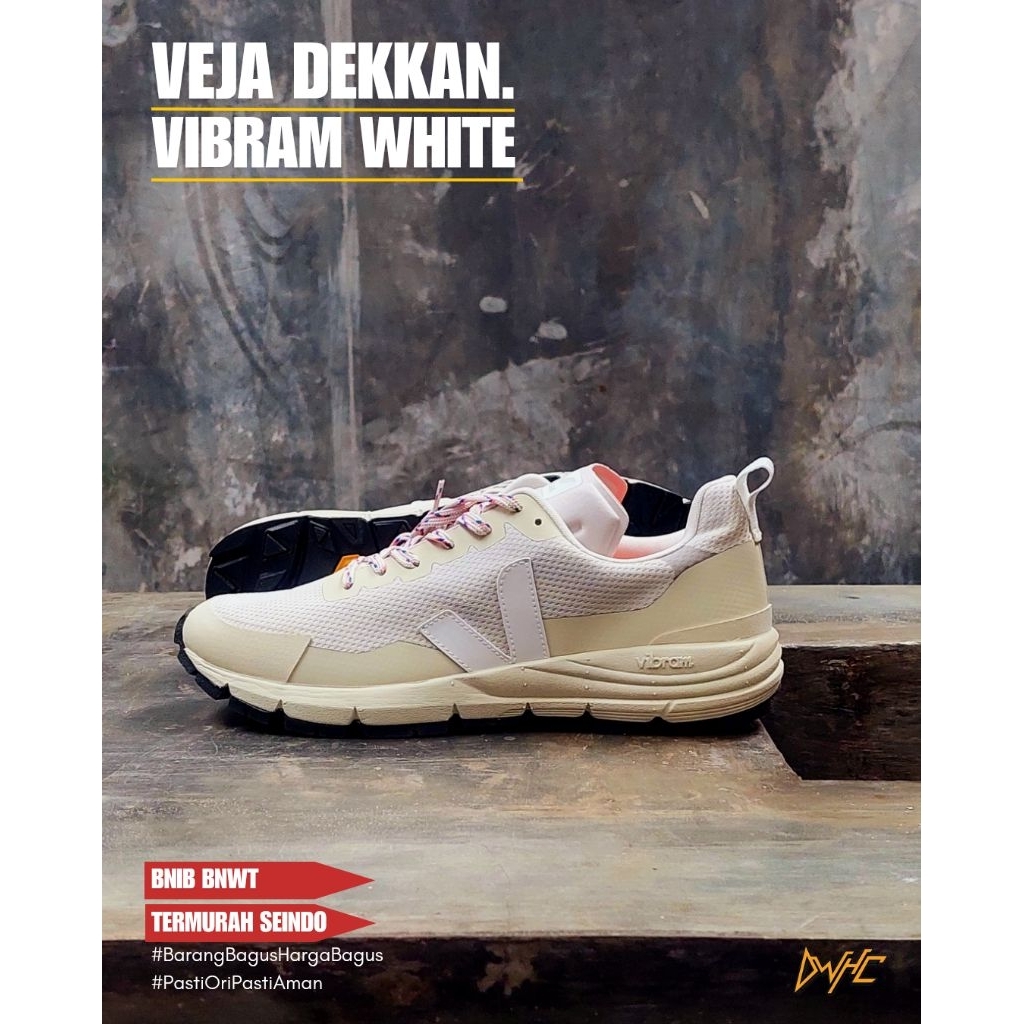 Veja Dekkan Vibram Alveomesh White Original
