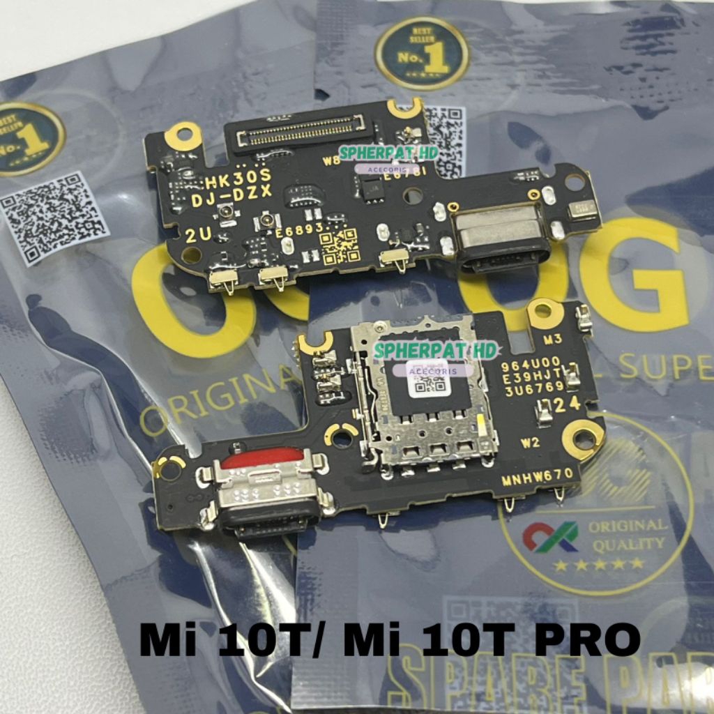 PAPAN CAS / KONEKTOR CHARGER MI 10T / MI 10T PRO ORI 1:1 FULL IC
