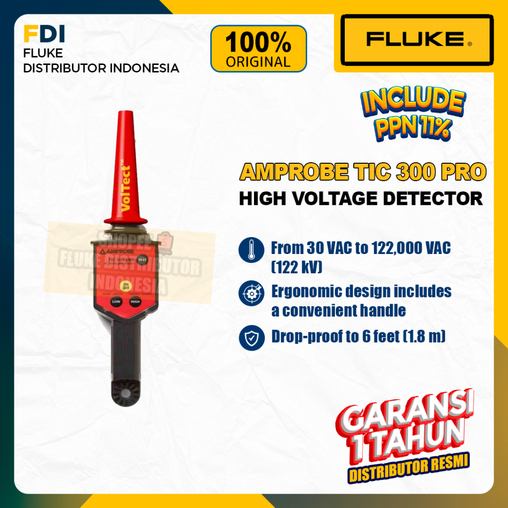 Fluke Amprobe TIC 300 PRO High Voltage Detector