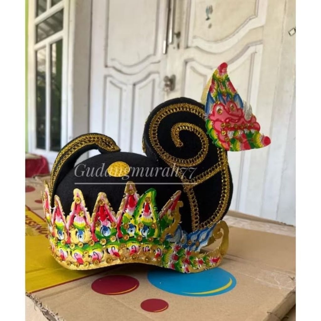 MAHKOTA SRIKANDI / Mahkota wayang orang / KULUK SRIKANDI / IRAH IRAH SRIKANDI ( BISA COD)