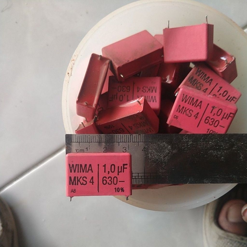 Capasitor WIMA 1uF 630v Original capasitor class d amplifier