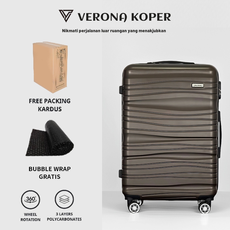 surabayaORIGINAL VERONA Koper premium Hardcase koper 24 inch KOPER 20 INCH,KOPER TAHAN BANTING,KOPER