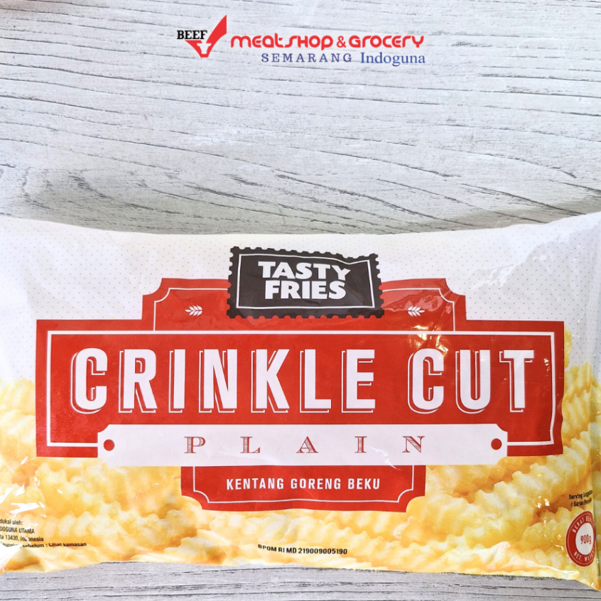 

TASTY FRIES CRINCKLE CUT PLAIN 900 GRAM
