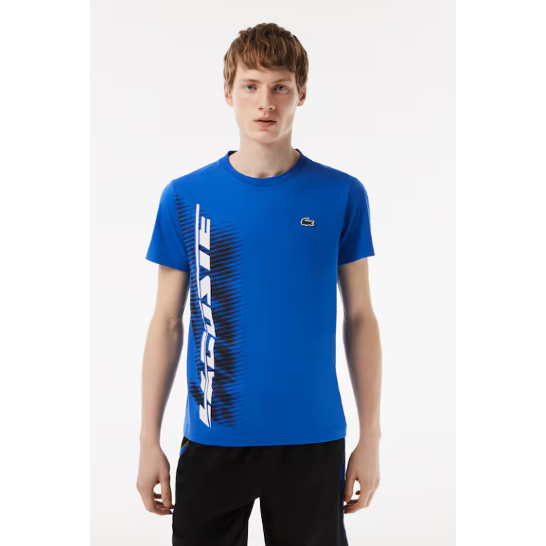 kaos Lacoste Men S Lacoste Sport Regular Fit T-Shirt With Contrast Branding Code: TH5189 10 KXB ORIG