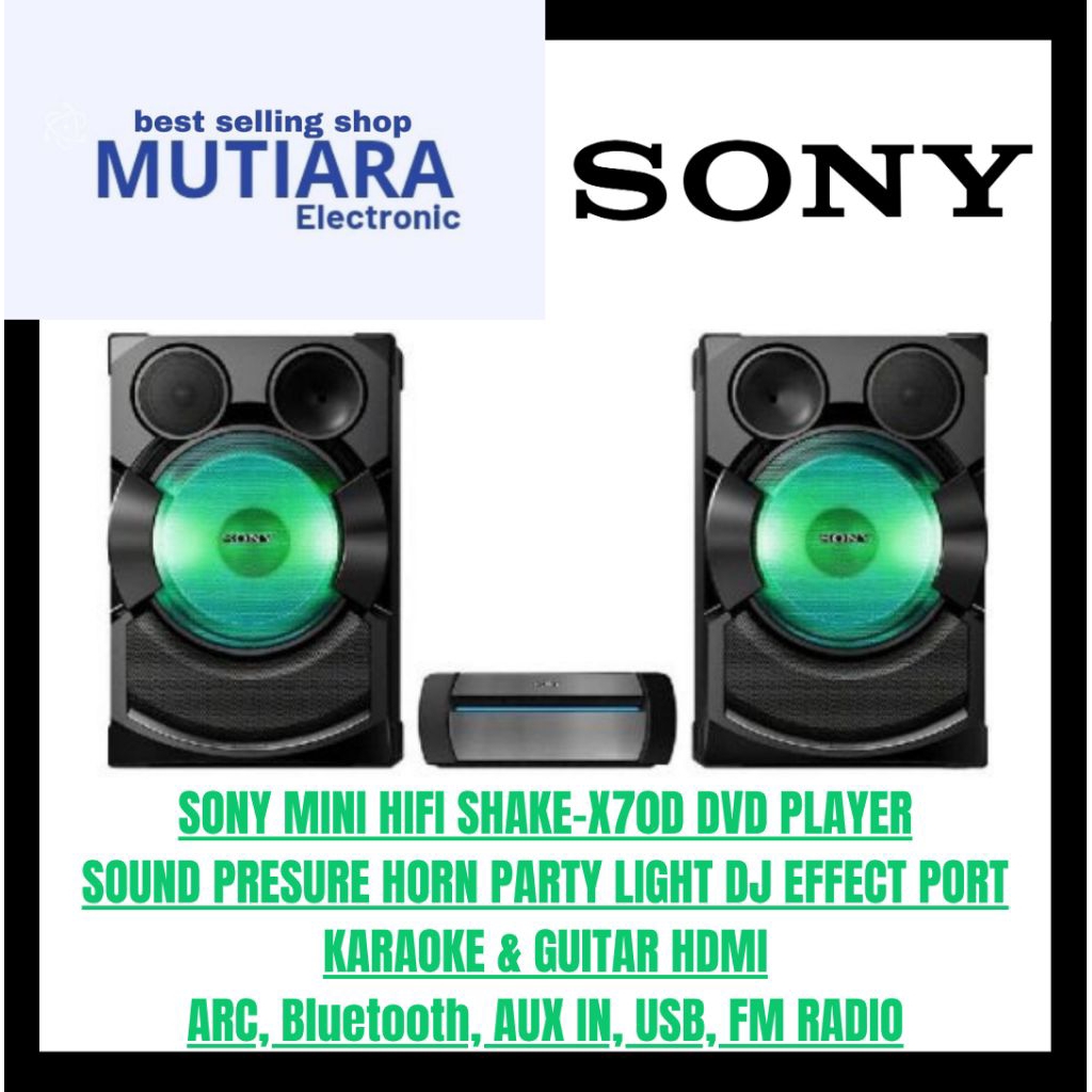 SONY SHAKE X70D / SHAKE-X70D HIFI SPEAKER KARAOKE