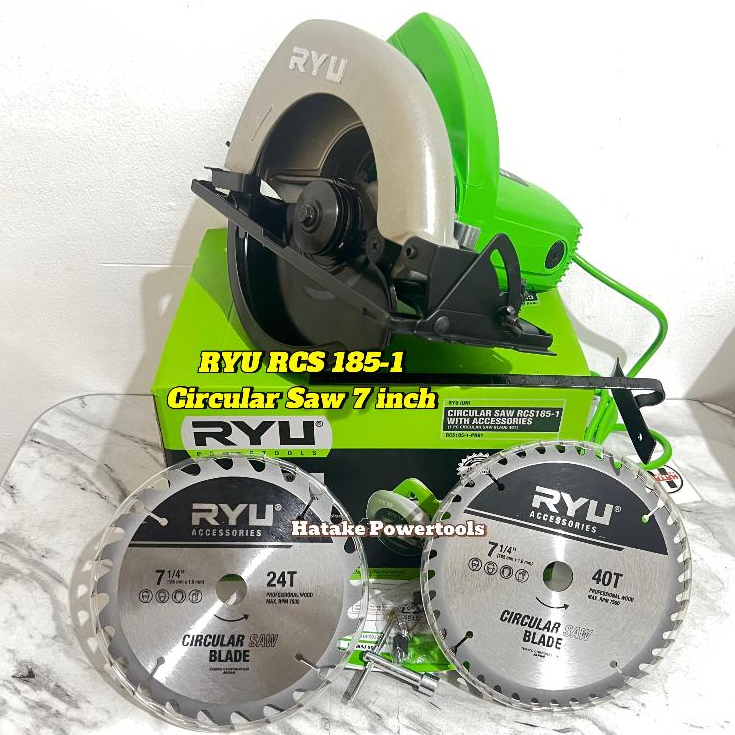 RYU RCS 185-1 Mesin Circular Saw 7 inch Circle Ryu / Mesin Circle Gergaji Potong Kayu RCS 185-1 ORI