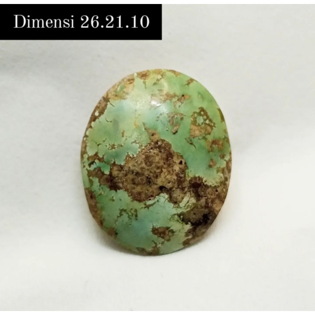 Natural Batu Pirus Persia Hijau Pupus Urat Lawasan