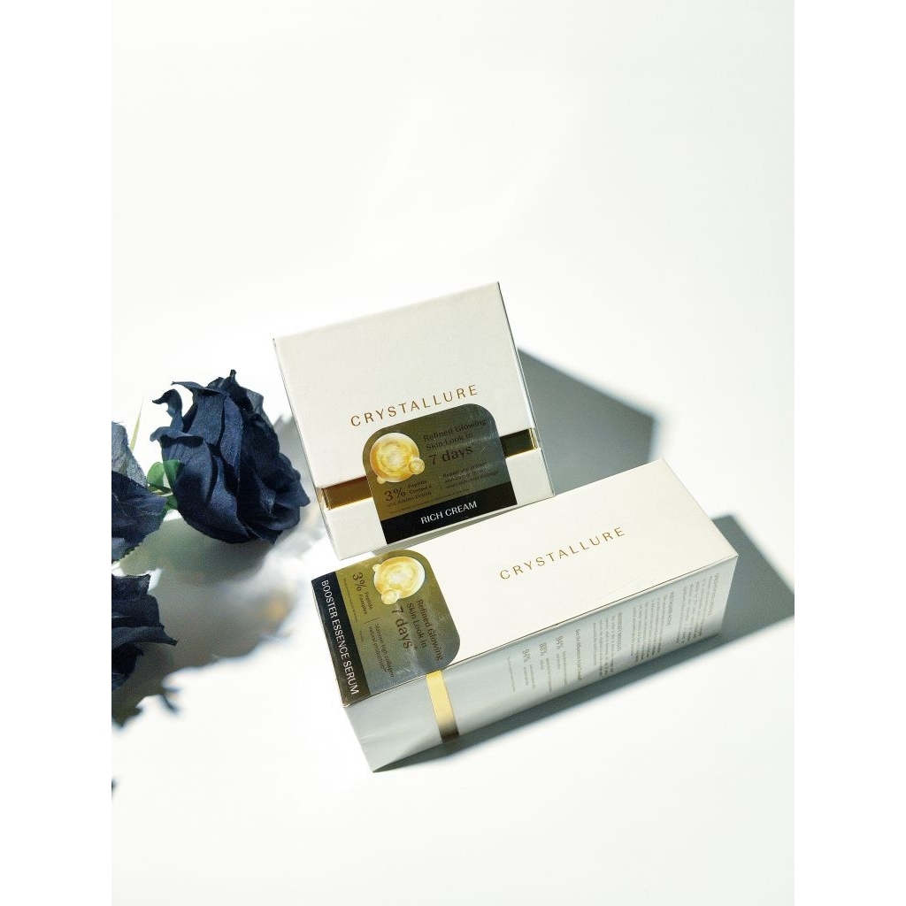 Crystallure booster essence & Crystallure rich cream