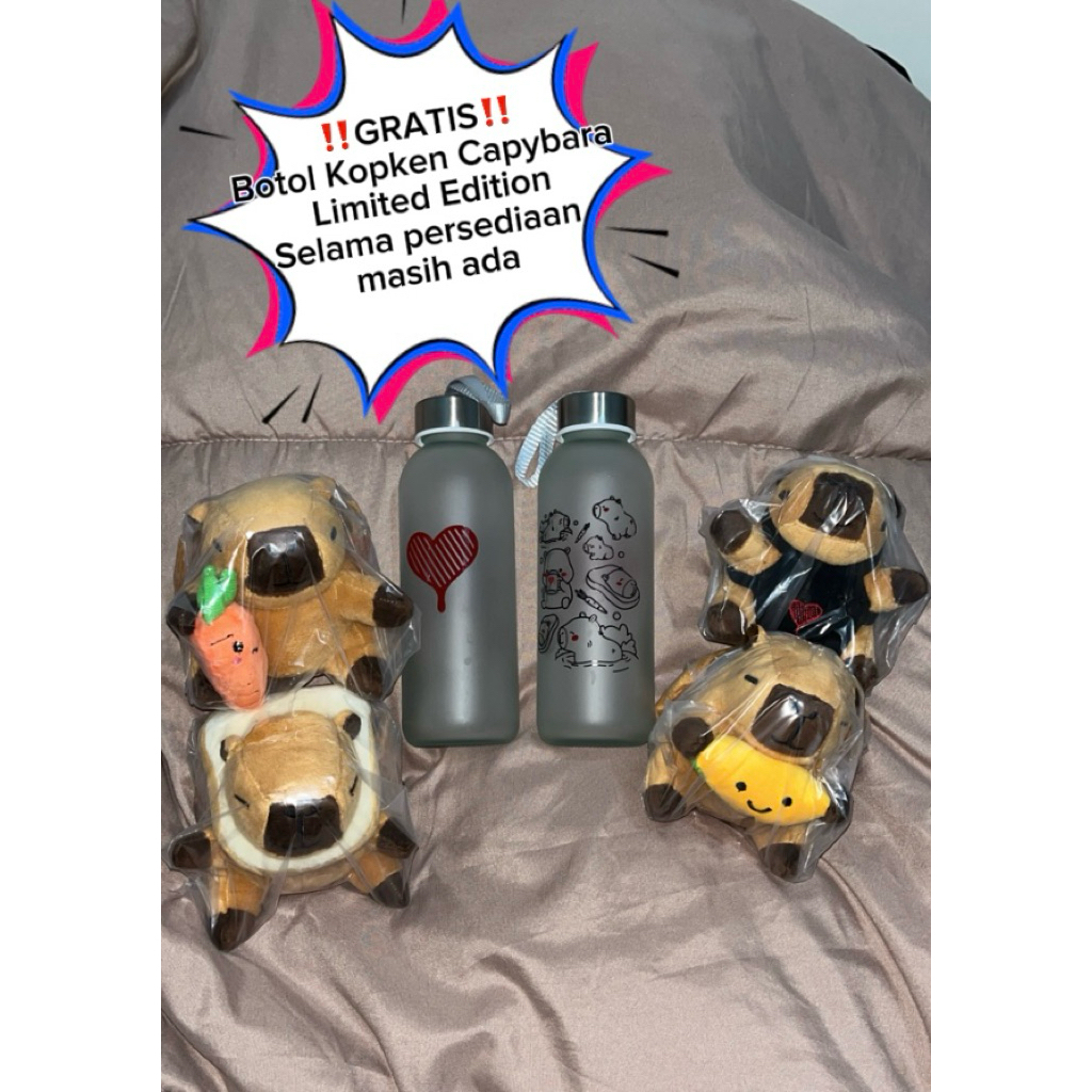 

GRATIS BOTOL READY STOCK Exclusive Capybara Kopi Kenangan LIMITED EDITION Ver.2 tempat_belanja.id