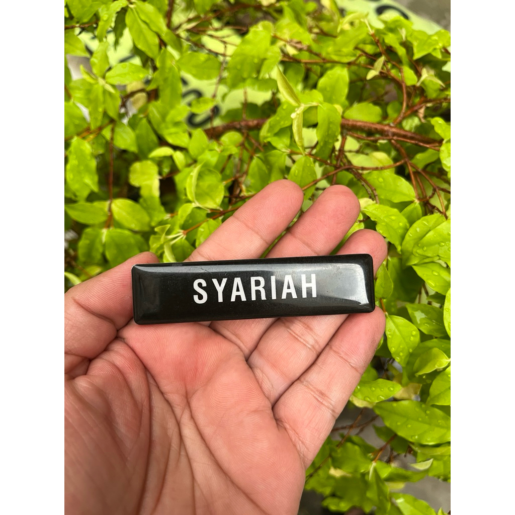 

Nama Dada/Name Tag Full hitam
