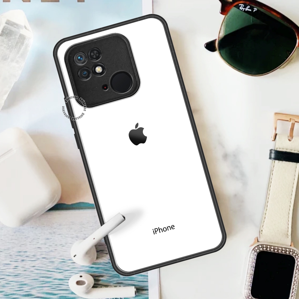 Case Redmi 10C Casing Xiaomi Redmi 10C Gaiacase LOGO APL IPHONE NEW Case Hp Kondom Hp Case Aesthetic