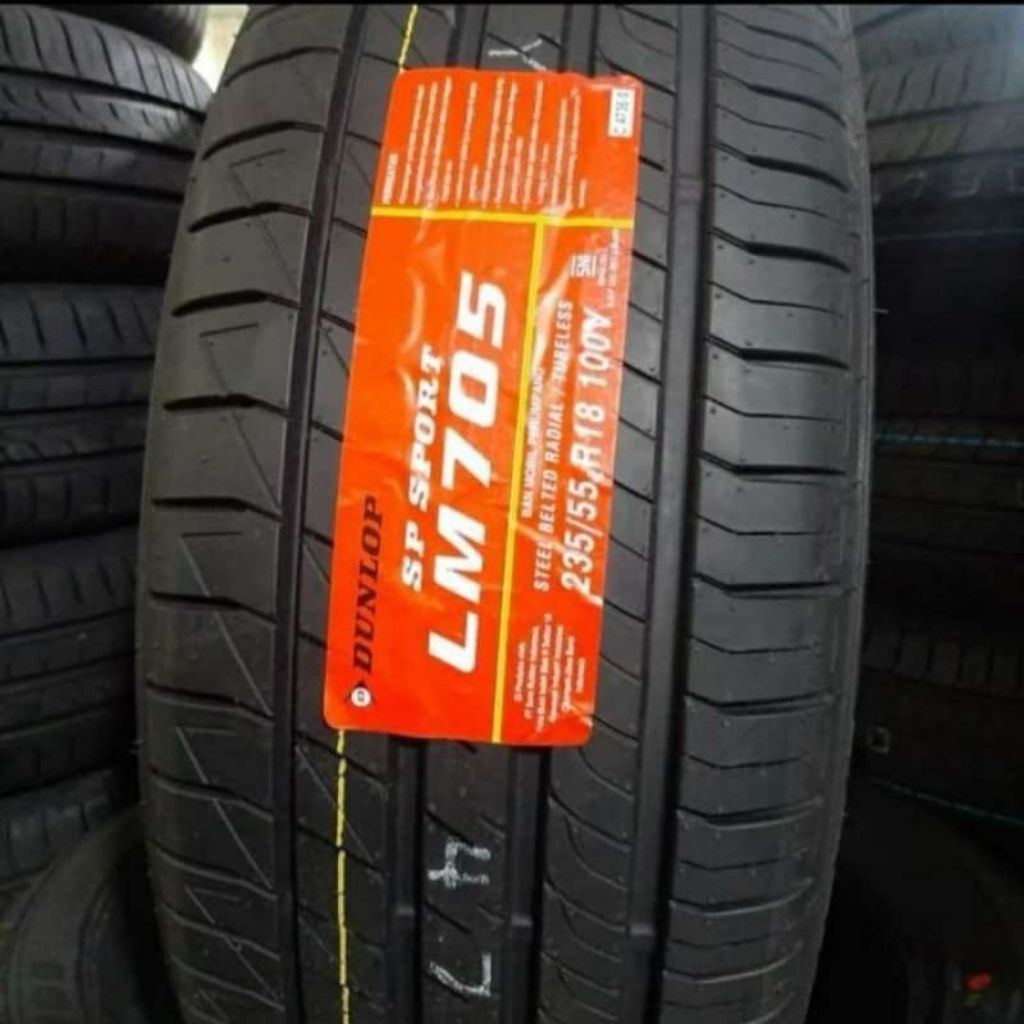 ban 235 55 r18 merk dunlop kondisi baru