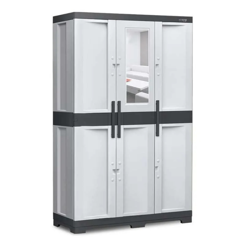 Tabitha Lemari Pakaian Plastik High Quality Dengan Gantungan & Cermin - Tabitha Luxury